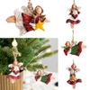 Resin Angel Christmas Tree Decoration Ornament Home Hanging Party Gifts Props