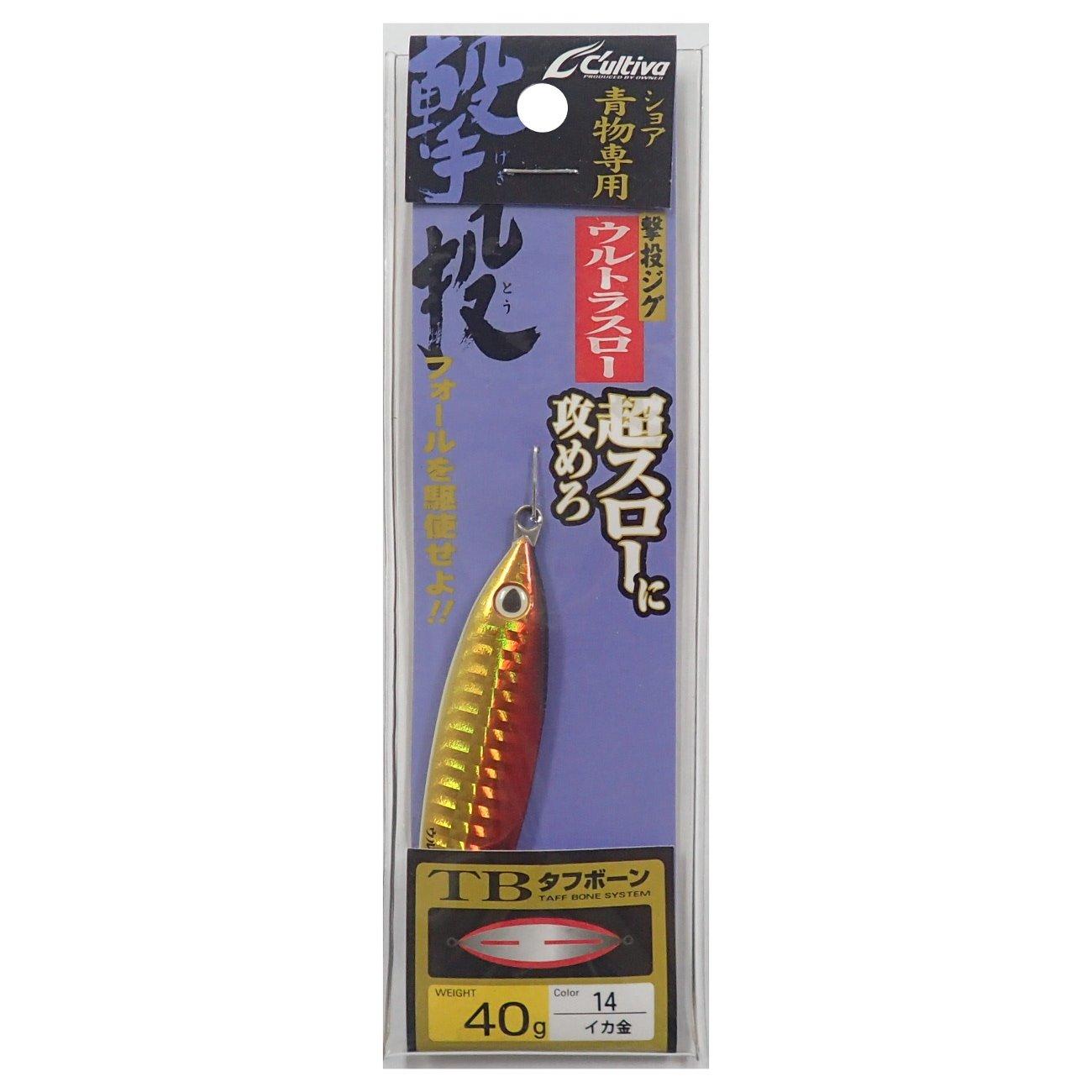 

OWNER Metal Jig Lure GJUS40 Shooting Jig Ultra Slow 40g Squid Gold #14