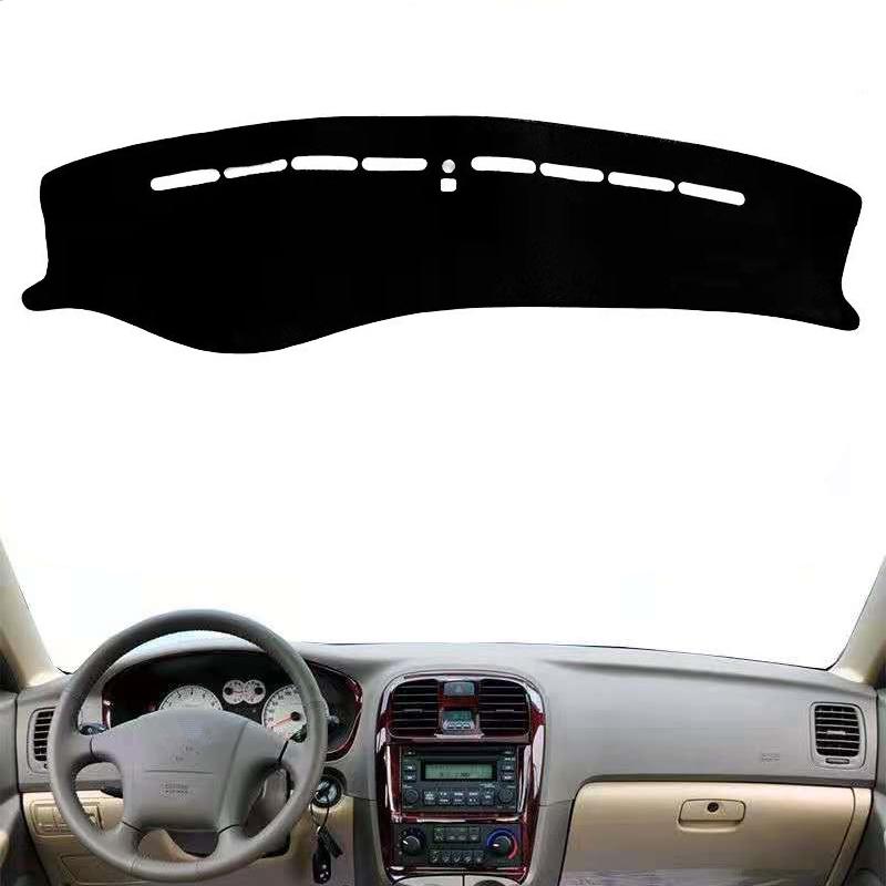 For Hyundai Sonata EF Sonica 1998-2004 2005 Dashboard Cover Mat Pad Anti-UV Dashmat Sunshield Carpet Rug Styling Car Accessories Black(Black Edge)