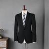 Men's Business & Formal Suit Set - Ideal for Weddings and Professional Events