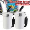 HW-602/HW-603 Super Stil Aquarium Filteremmer Vis Tank Extern Filter Canister met Spons Vervangingsaccessoires Voor Thuis