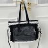 DIY Lace Itabag Large Capacity Tote Bag Y2k Anime Shoulder Bag  Parties