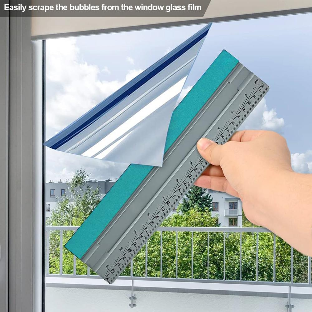 Folie Auto Vinil Măsurător Ruletă Racletă Margine Feutru Suedez Aplicator Înfășurare cu Ruletă Înfășurare Folie Geam