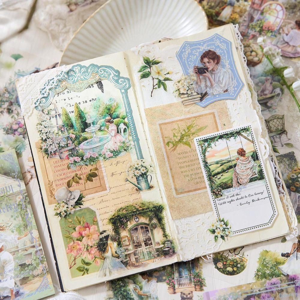 20 pcs/pack Floating Light Shallow Dream Series Sticker Book Scrapbooking  Stickers  DIY Diary Album