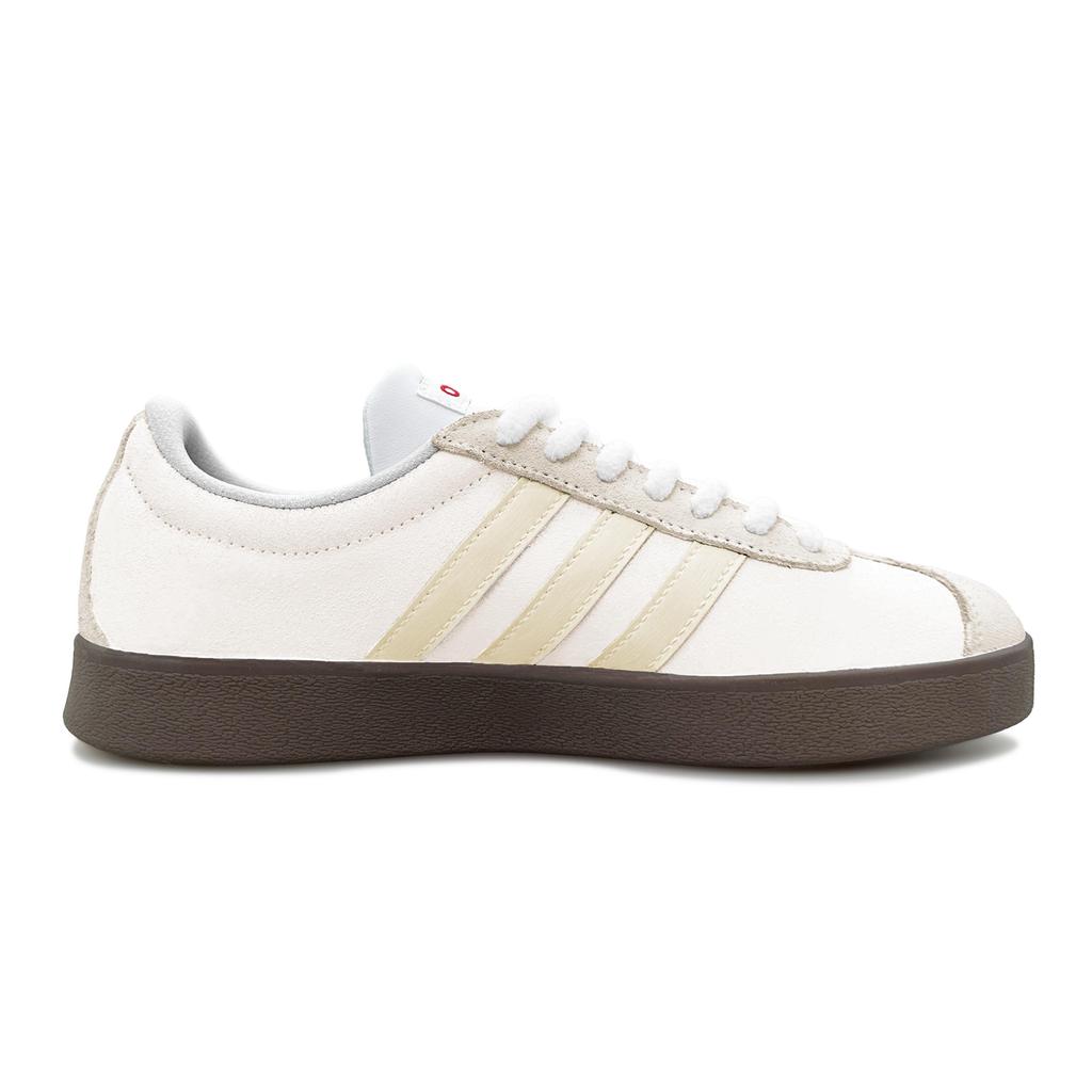 adidas VL COURT 2.0 Slip Resistant Cushioning Abrasion Resistant Low Top Skateboard Shoes Unisex Rose Brown HQ1802(Team79-)