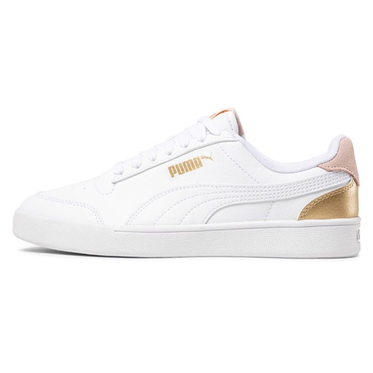 

Puma Shuffle Versatile Low-Top Skate Shoes Unisex Sneakers White Platinum 309668-09 35.5