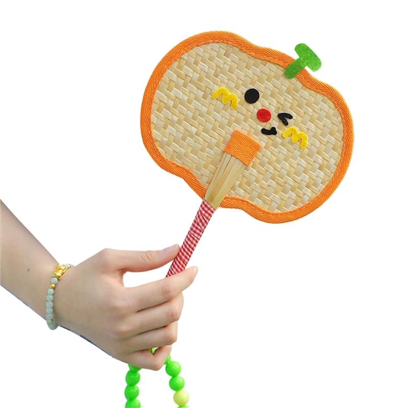 

Портативный ручной веер для фотосъемки, украшение из натуральной пшеничной соломы, незаменимые охлаждающие аксессуары для пляжных свадеб и вечеринок