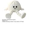 3D Printed Steamed Bun Fidget Toy, Funny Bun Figurine with Movable Joints, Desktop Stress Relief Toy for Home, Office