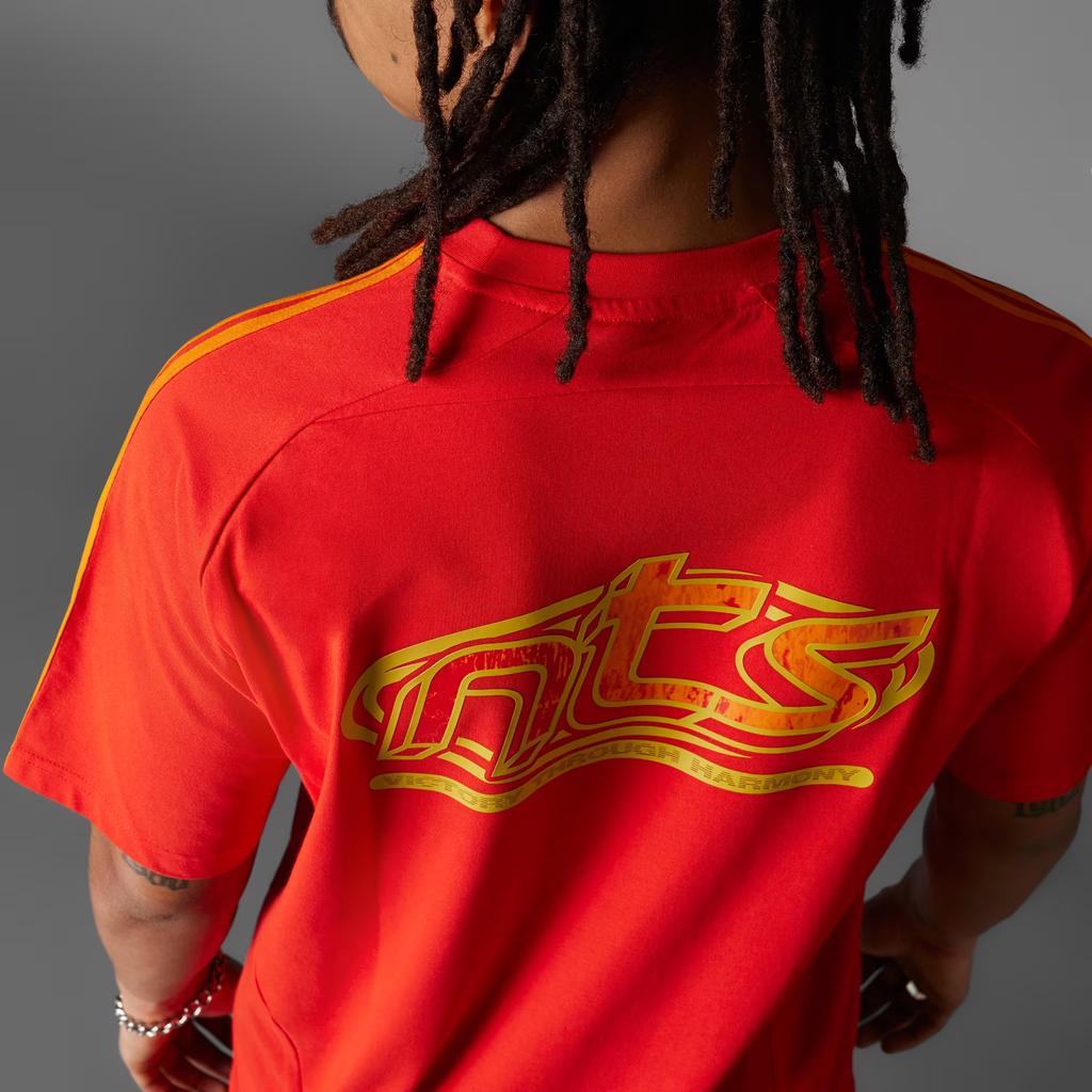 adidas X NTS Collaboration Arsenal UBP Embroidered Team Crest Crew Neck Sports T-Shirt Men Tops JW7048