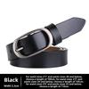 Elliptical Alloy Buckle Leather Women Belt For Fashion Casual Office Gift Use
