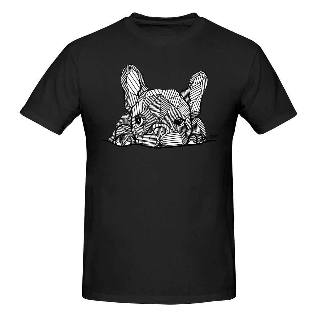 Geometric French Bulldog Art T-shirt