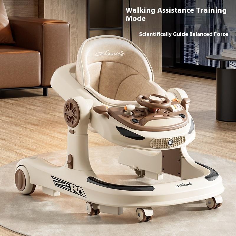 Baby Walker anti-O-legs Foldable Trolley Baby Multi-functional Three-in-one Walker