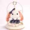Plush Bunny Keychain With Bow Dress For Kids Gift And Bag Decor
