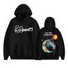 Anime Letter Print Men's Casual Sports Hoodie for Autumn and Winter, Suitable for Daily Fitness and Jogging.