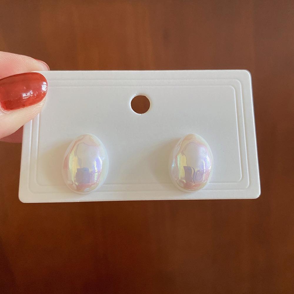 Silver Needle Flower Love Earrings Simple and High-end Sense Versatile Stud Earrings Niche Temperament Earrings Women