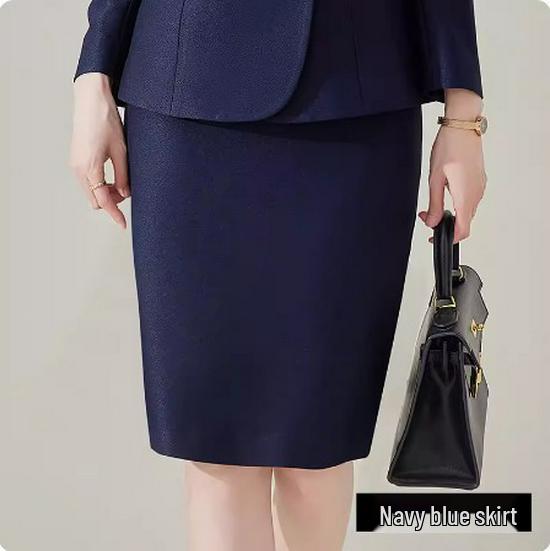 Aishangchen Navy Blue Professional Suit – Elegant Style for Hotel Reception & Sales Department