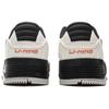 New LiNing Li Cheng Slip Resistant Cushioning Wear Resistant Low Top Skateboard Shoes Men's White Black AGCU335-4