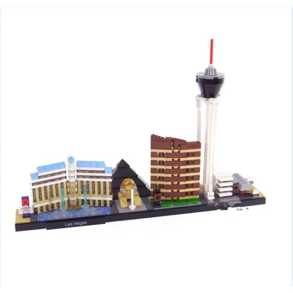 New York London Pairs Dubai Lanmark City Skyline Building Blocks 21052 21044  21028  21034 21032 21027 Construction Bricks Set