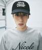 Nigaennikol Nn Dotcom Signature Ball Cap_Denim Black Cream