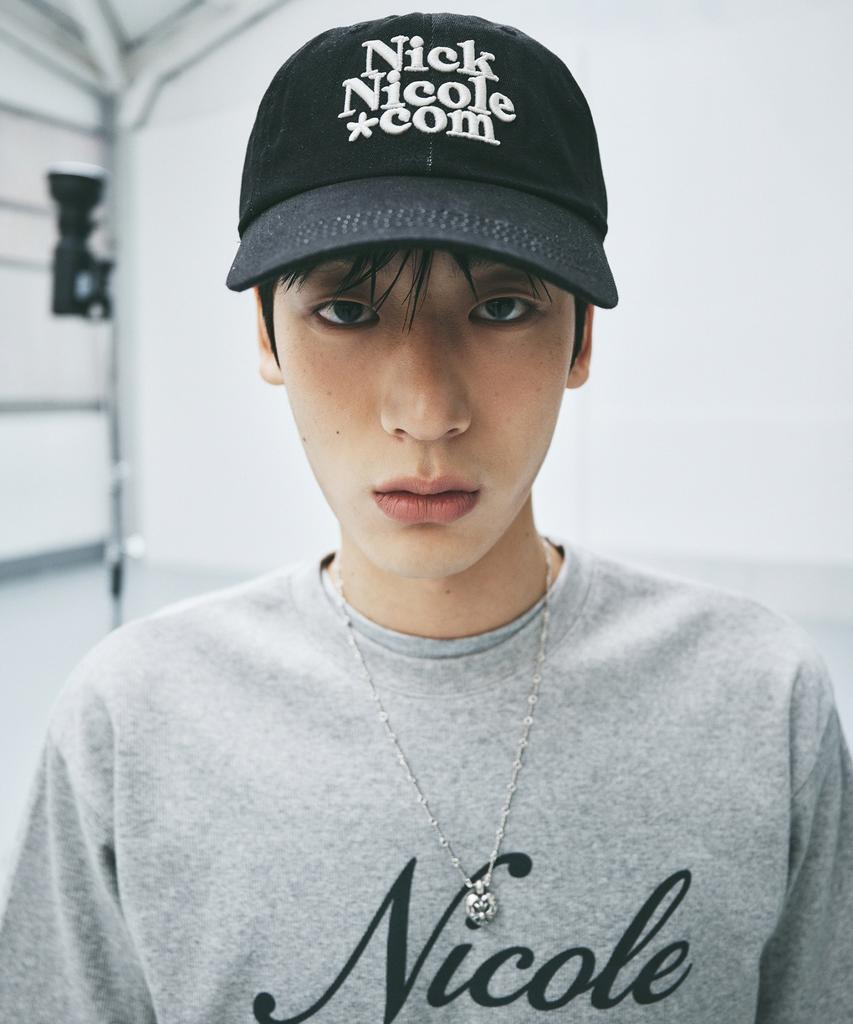 Nigaennikol Nn Dotcom Signature Ball Cap_Denim Black Cream