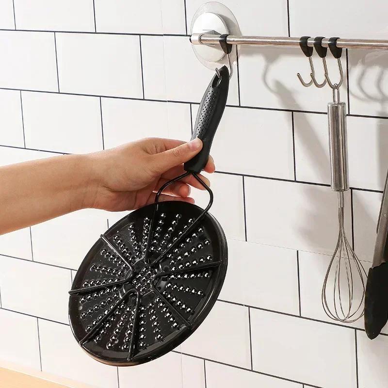 Stainless Steel Pot Holder Heat Conduction Plate for Gas Cooker Ven Heating Energy Saving Hot Milk Coffee Home Use Home Kitchen