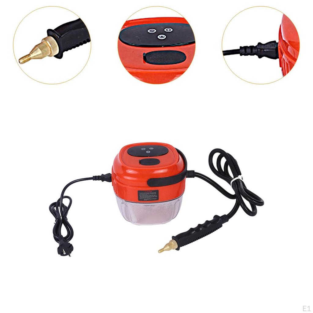 Handheld Steam Cleaner 6 Level Adjustment with Brush Multipurpose Touch Screen High Temperature