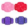 Bling Car Armrest Box Cushion With Side Phone Pocket Rhinestones Auto Center Console Protector Pad For Women Interior Accessorie