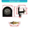 Water Temp Oil Temp Gauge Oil Press Fuel 52MM Tachometer Tacho Meter Water Tachometer Gauge