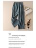 Women's Summer 2024 High Waist Cotton Linen Wide Leg Pants: Loose, Slimming, Casual, Thin Drape Style