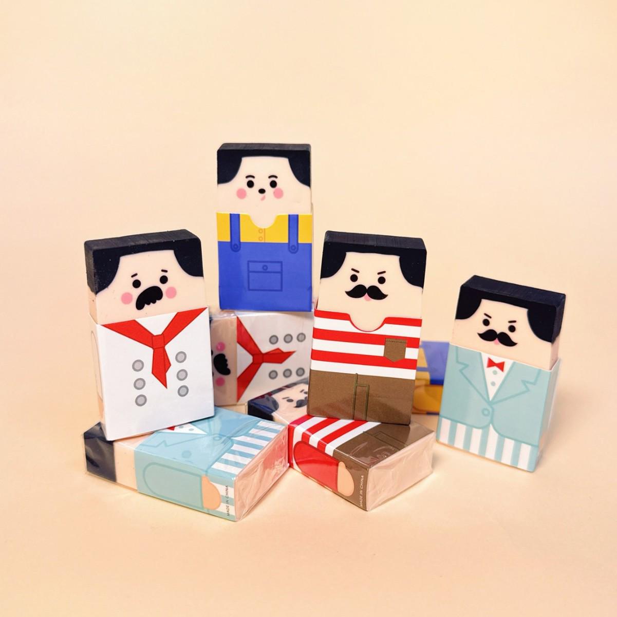 

Tuqiang Funny Old Man Eraser - Creative and Cute for Students