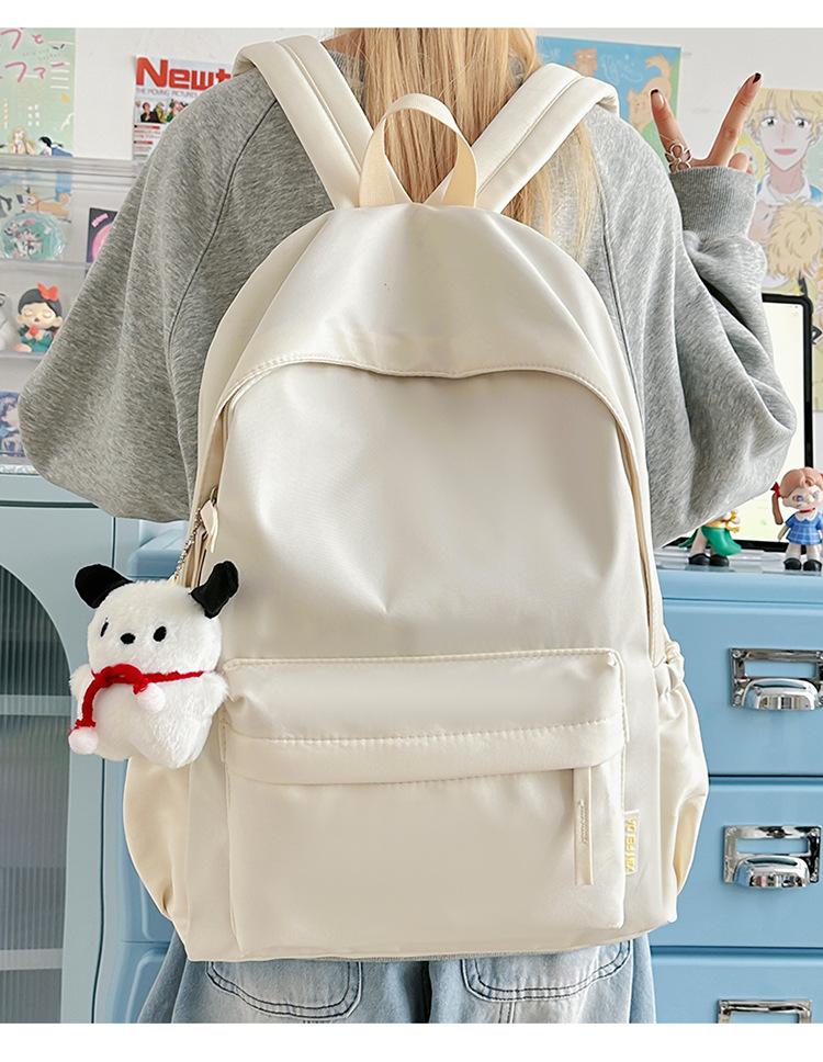 Schoolbag1011 new multi-color junior high school students class backpack primary school students make-up school bag college style casual versatile