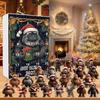 Christmas Ape Advent Calendar With Acrylic Decor And 24 Pieces For Holiday Festivities