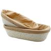 Rattan Basket Bread Form 28 Cm With Cover Rising And Proofing Dough