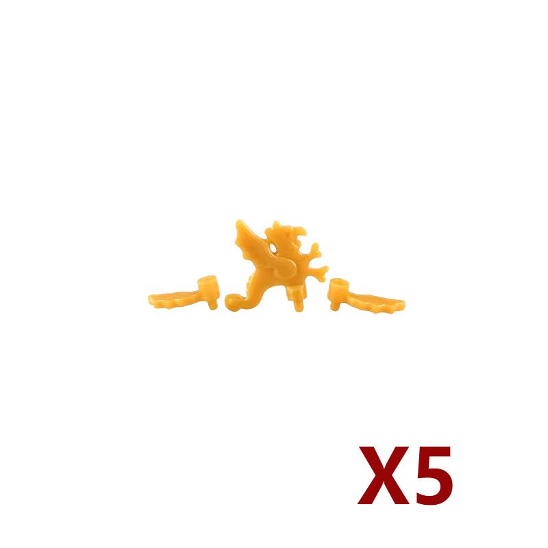 MOC Baustein Mittelalter Ritter Römischer Soldat Zubehör Helm Kopfbedeckung Flammenfeder Schwarzer Adler Schild König Umhang Ziegelstein Spielzeug