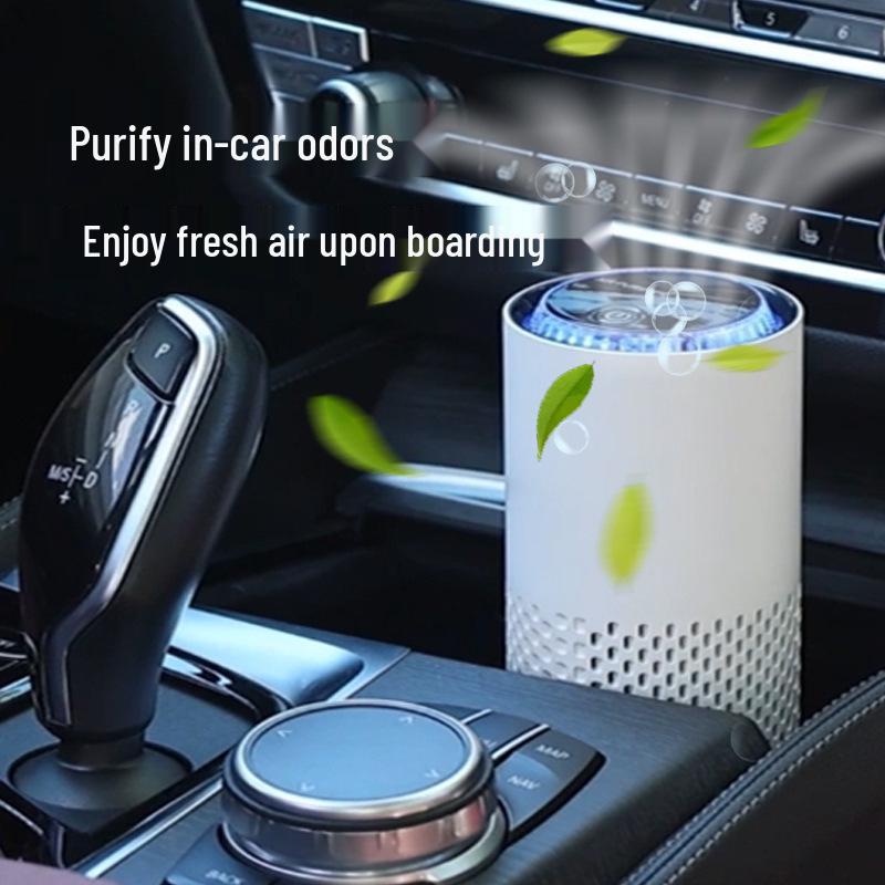 Cup-Shaped Negative Ion Air Purifier for Cars and Desktops - Ideal for Formaldehyde Removal, Safe for Mothers and Babies