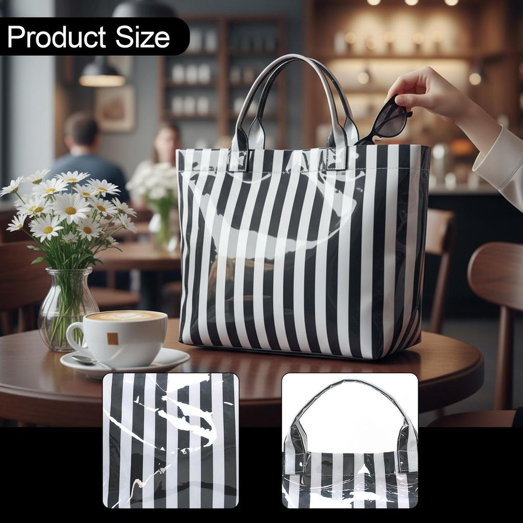 Grocery Bag, Waterproof PVC Nurse Shoulder Handbag for Shopping