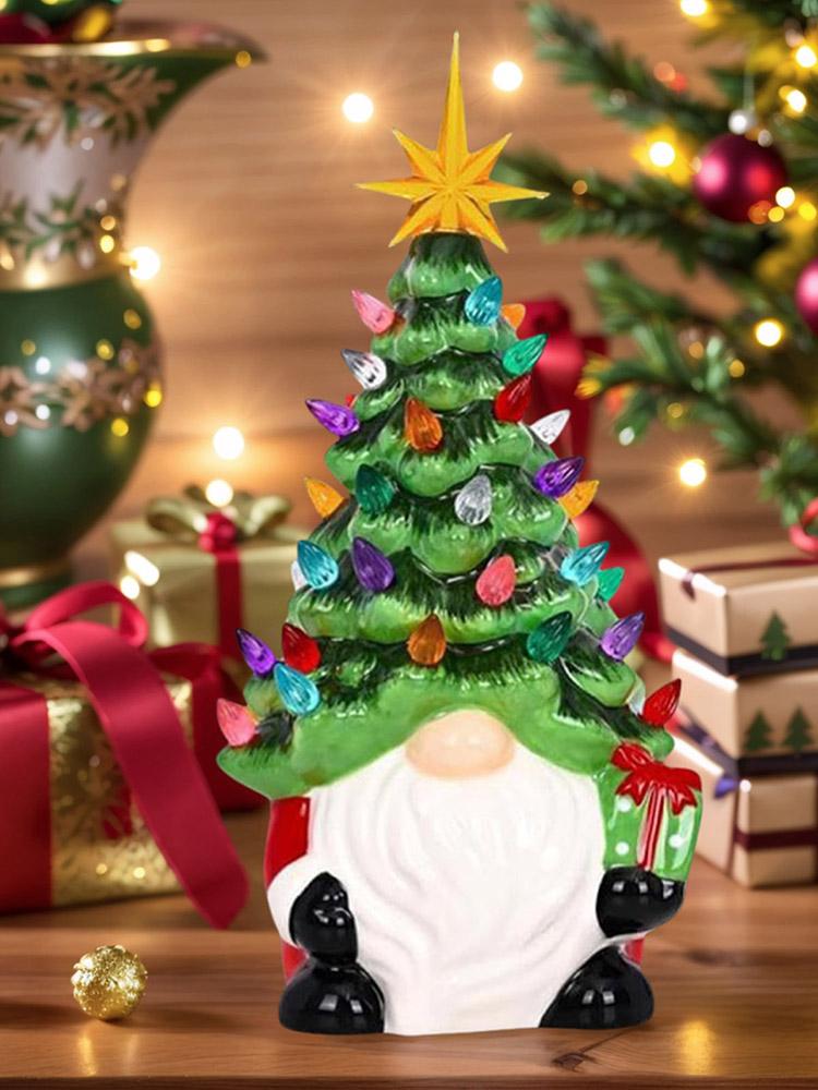 Cute Dwarf Decorations Multi-Purpose Resin Xmas Gnome Crafts Small Christmas Dwarf Figurine for Home Decor