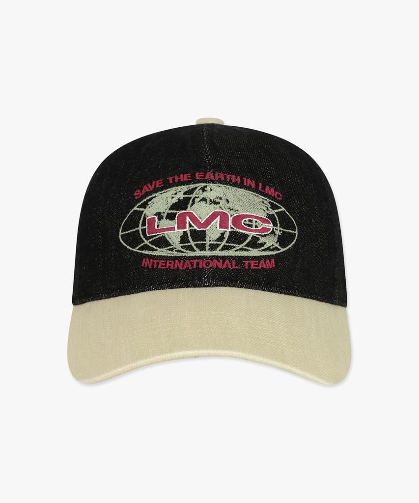 LMC Earth Logo Vintage Denim Cap Black