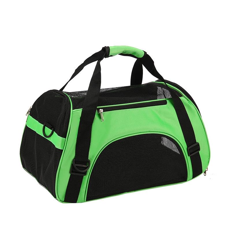 Portable Mesh Pet Carrier Bag Foldable Dog Cat Travel Handbag Breathable Small Animal Carrier For Outdoor Trips And Daily Use