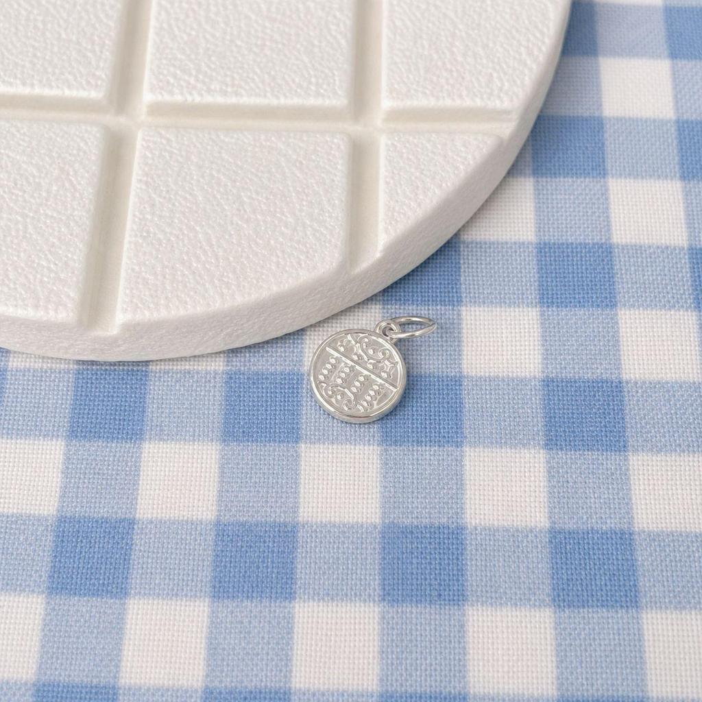 Sterling Silver 999 Retro Auspicious Pendant: Fu Character/Flower Lock Styles