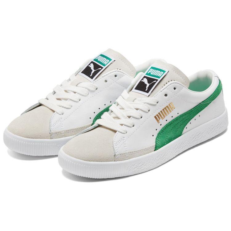 Puma Basket Vintage White Amazon Green Unisex Sneakers 374922-05