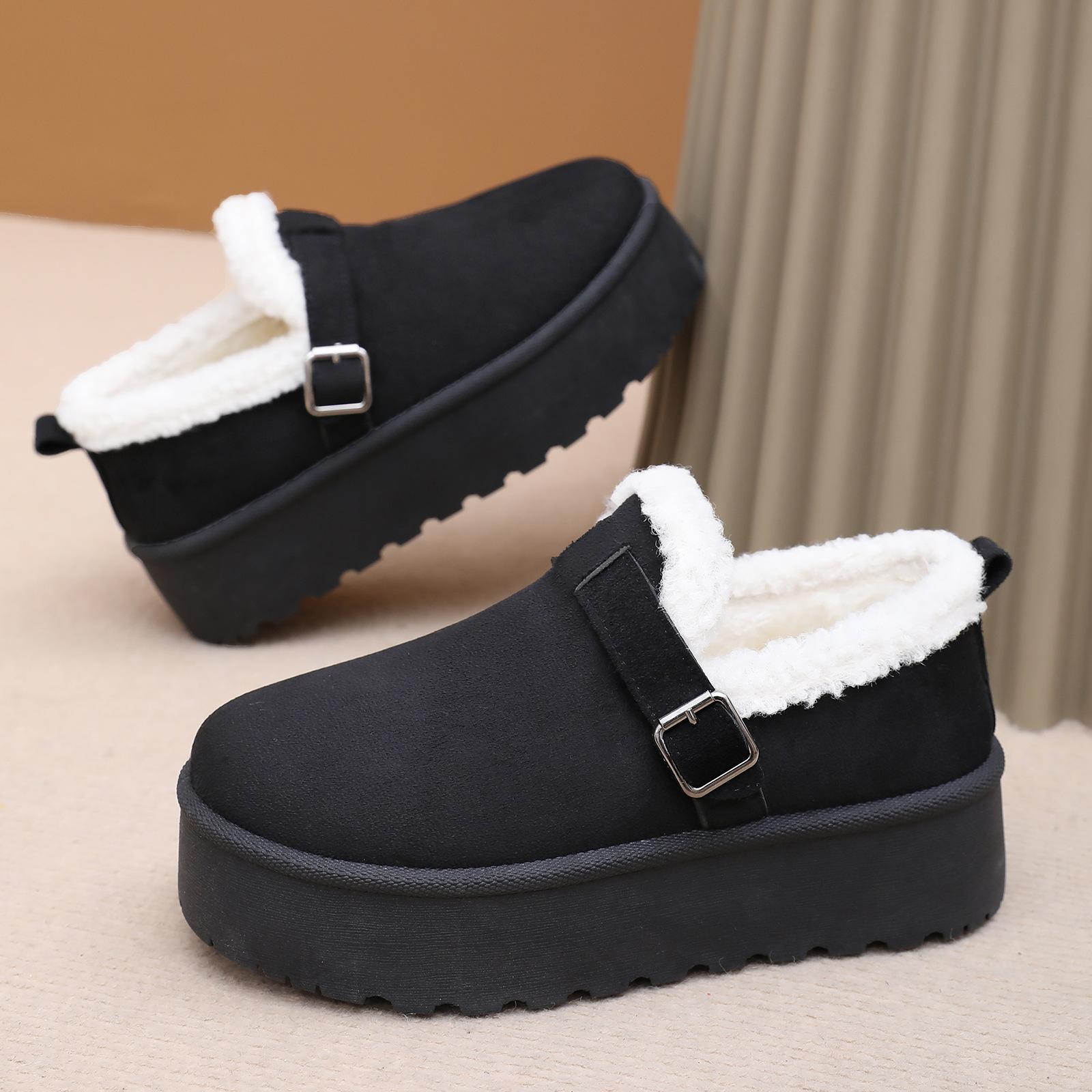 

Cotton shoes women s warm and heightening women s boots cold-proof and comfortable snow boots piled and thickened cotton boots light mouth fashion bo 41