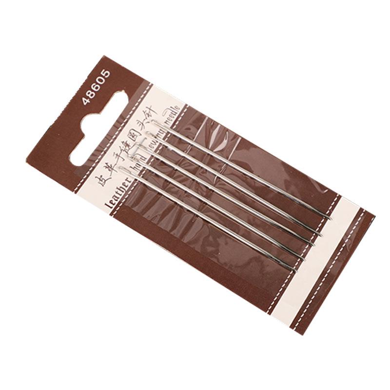 5-Piece French Leather Hand Sewing Needle Set for DIY Handmade Leather Goods