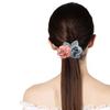 Rose Airline Stewardess Hotel Women Spring Clips Ponytail Clip Korean Bun Snood Hairgrips Cover Net