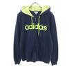 adidas NEO Long sleeve sweat Zip hoodie L Navy Men's Used