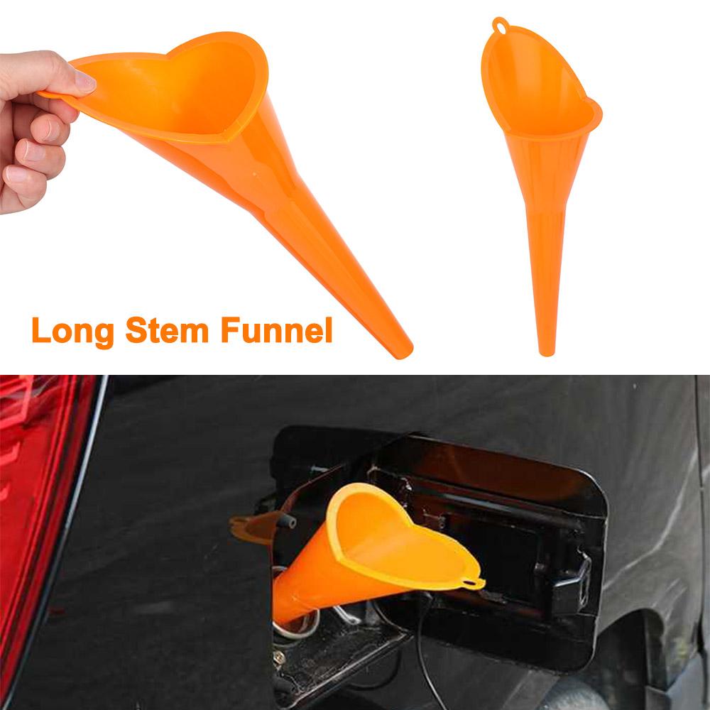 Accessories Anti-splash Funnel Car Long Stem Funnel Motorcycle Refueling Tools Fuel Filling Tools