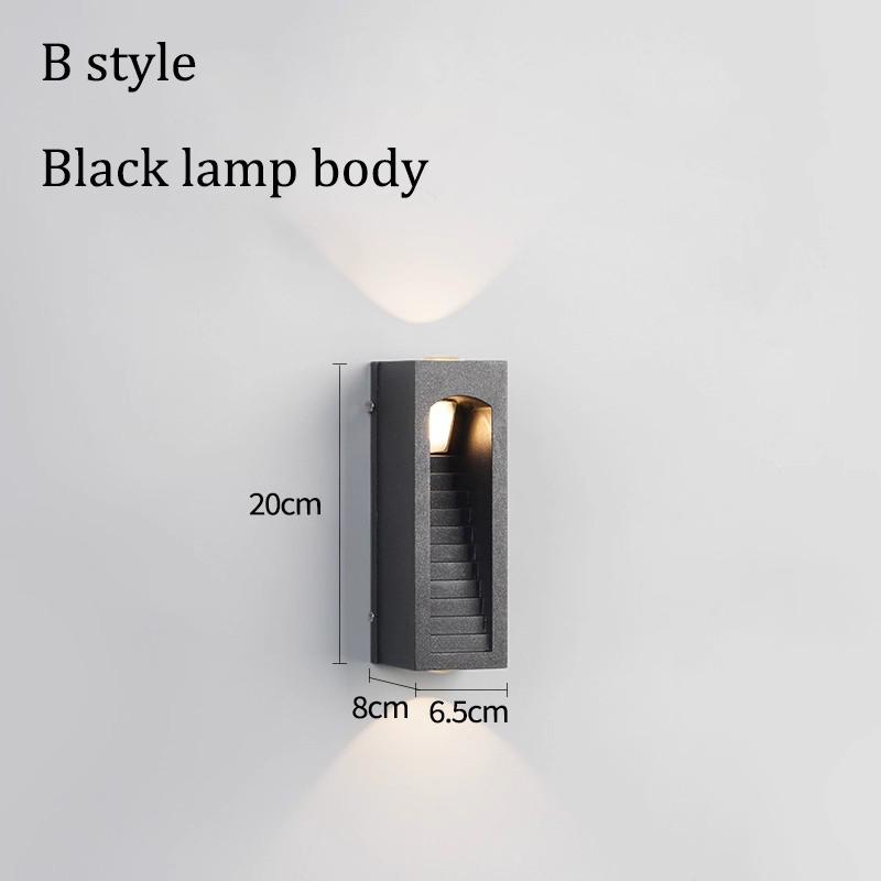 Creative Outdoor Wall Lamp Waterproof Courtyard Lighting Entrance Door Lamp Outdoor Balcony Terrace Atmosphere Wall Lamp Fixture