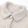 Pa Si Te Women's Plaid Lapel Casual Winter Coat