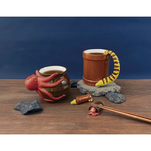 Decor Corporation Quiet Chopstick Rest Octopus Size: Approx. W2.8 D5.3 H1.8 MG-38241