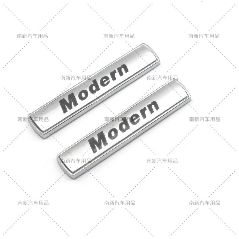 3D Metal MODERN Emblem Universal Side Fender Personalized Sport Modification Badge